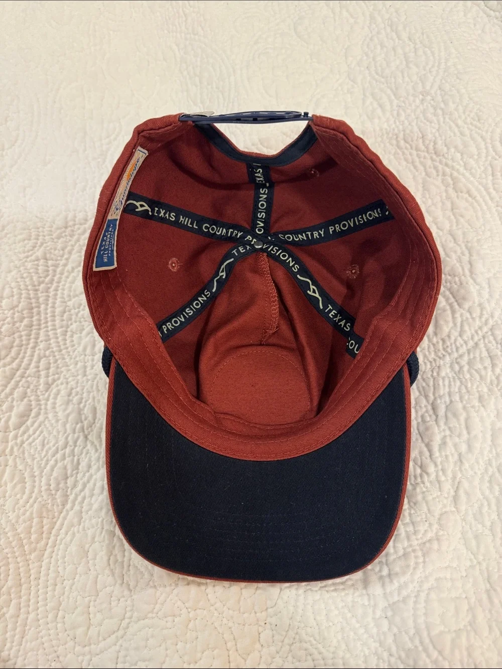 Maroon Texas Hill Country Logo Cap with Black Trim
